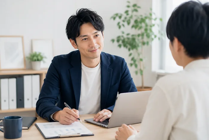 乗り換え後も同じ課題を抱えて相談している様子